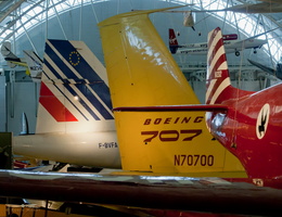P-51, 707 & Concorde fins