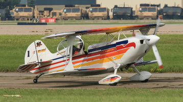 Iron Eagle team flying a pair of Christen Eagle II