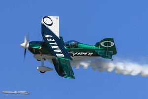 Jason Newberg aerbotics in a Pitts S-2S