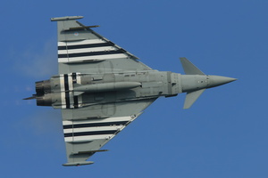 RAF Typhoon solo display
