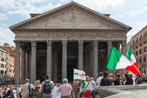 Entrance of the Pantheon