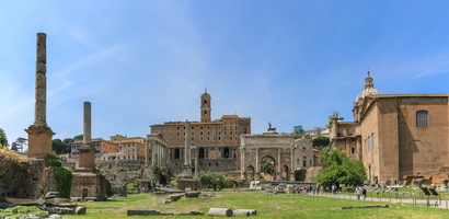 Western end of the roman forum