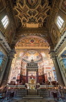 High altar and apse of Santa Maria in Trastevere