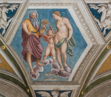 Saturn and Venus (and his son Cupid) in Pisces