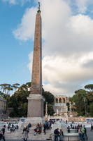 Obelisque of Piazza de Popolo and Pincio
