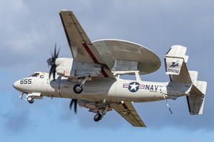 US Navy E-2C Hawkeye demo team VAW-120, 165828