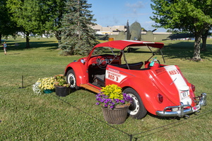 Tom Poberezny's Red 3 VW Beetle. 