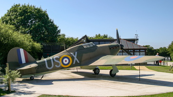 Hawker Hurricane Mk.I replica - Battle of Britain Memorial - Capel-le-Ferne