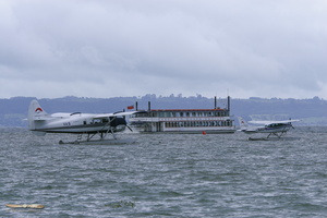 Norseman & Cessna seaplanes on Lake Rotorua