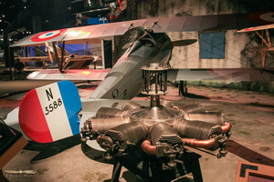 Nieuport 24bis (replica) with Le Rhône 9J rotative engine