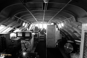 Inside Spruce Goose - cockpit