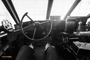 Inside Spruce Goose - From the pilot seat