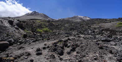 Up to the lava dome