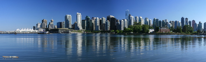 Downtown Vancouver skyline - Click to zoom !