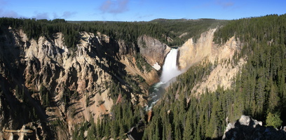 Lower Falls & Yellowstone Canyon - Click to zoom !