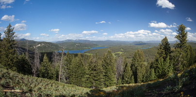 Two Ocean Lake from Grand View Point