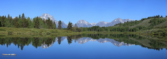 Reflections on Oxbow Bend - Click to zoom !