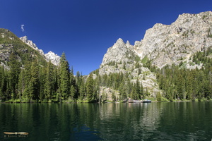 Boat dock at the start of Cascade Canyon trail
