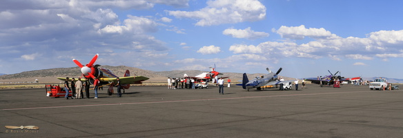 Flight line prior to the Gold Race