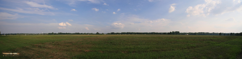 Huffman prairie, home of the Wirght Brothers flight test in Dayton