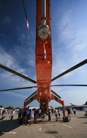 Below the S-64 Skycrane