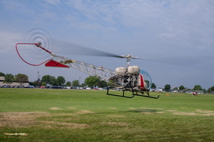 Ride the Bell 47G-2 to discover AirVenture from above