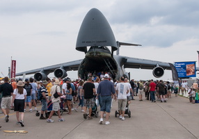Visiting the C-5 Galaxy on the main plaza