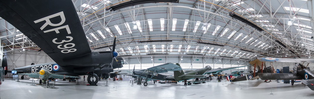 War in the Air hangar