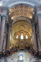 Altar and apse of Basilica of St. Mary of the Angels and the Martyrs