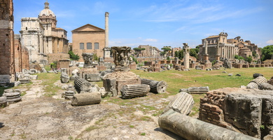 Basilica Julia & Column of Phocas