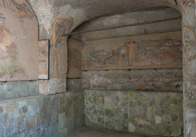 Frigidarium of the Bath of the Seven Sages :  painting of Venus Anadiomene
