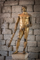 Gilded bronze statue of Hercules (4th BC)