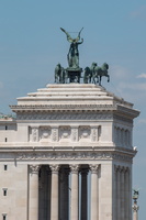 Winged quadriga of the Unity on top of Altare della Patria
