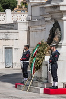 Tomb on the Unknown Soldier flanked by the guards