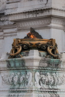 Eternal flame next to the tomb of the Unknown soldier