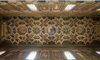 Ceiling and Assumption of the Virgin by Domenichino (17th AD)