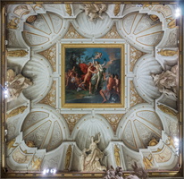 Ceiling of the Apollo and Daphne room. Painting by Angeletti (18th AD)