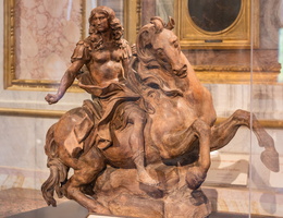 Draft of a statue of Louis XIV riding a horse by Bernini (17th AD)
