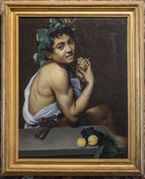 Self portrait as Bacchus (Caravaggio, 17th AD)