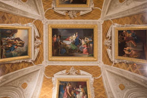 Ceiling of the Dido room - Suicide of Dido (von Maron, XVIIIe)