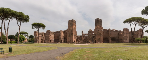 Baths of Caracalla from the gardens