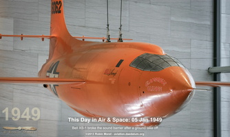 #TDIA Jan 05 - Bell XS-1 "Glamourous Glennis", first aicraft to exceed the speed of sound