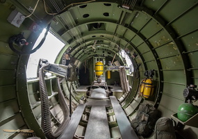 Boeing B-17G gunners compartment