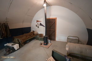Typical USAAF B-17 crew hut in England
