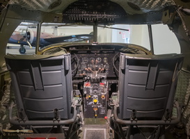 Lockheed Lodestar cockpit