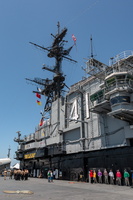 Island structure of USS Midway
