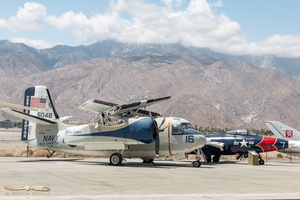 Grumman C-1 Trader and F9F-5P Panther