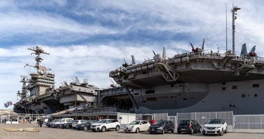USS John Stennis docked in Marseille