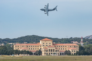 A400M over Ecole de l'Air (French Air Force Academy)