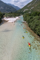 Kayaking on Soča river